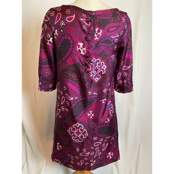 Purple Silk Banana Republic Shift Dress - Picture 2 of 8